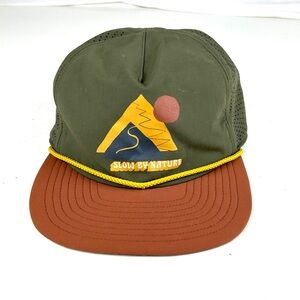 Patagonia Slow By Nature Hat/Cap Adjustable Fit Green Outdoor